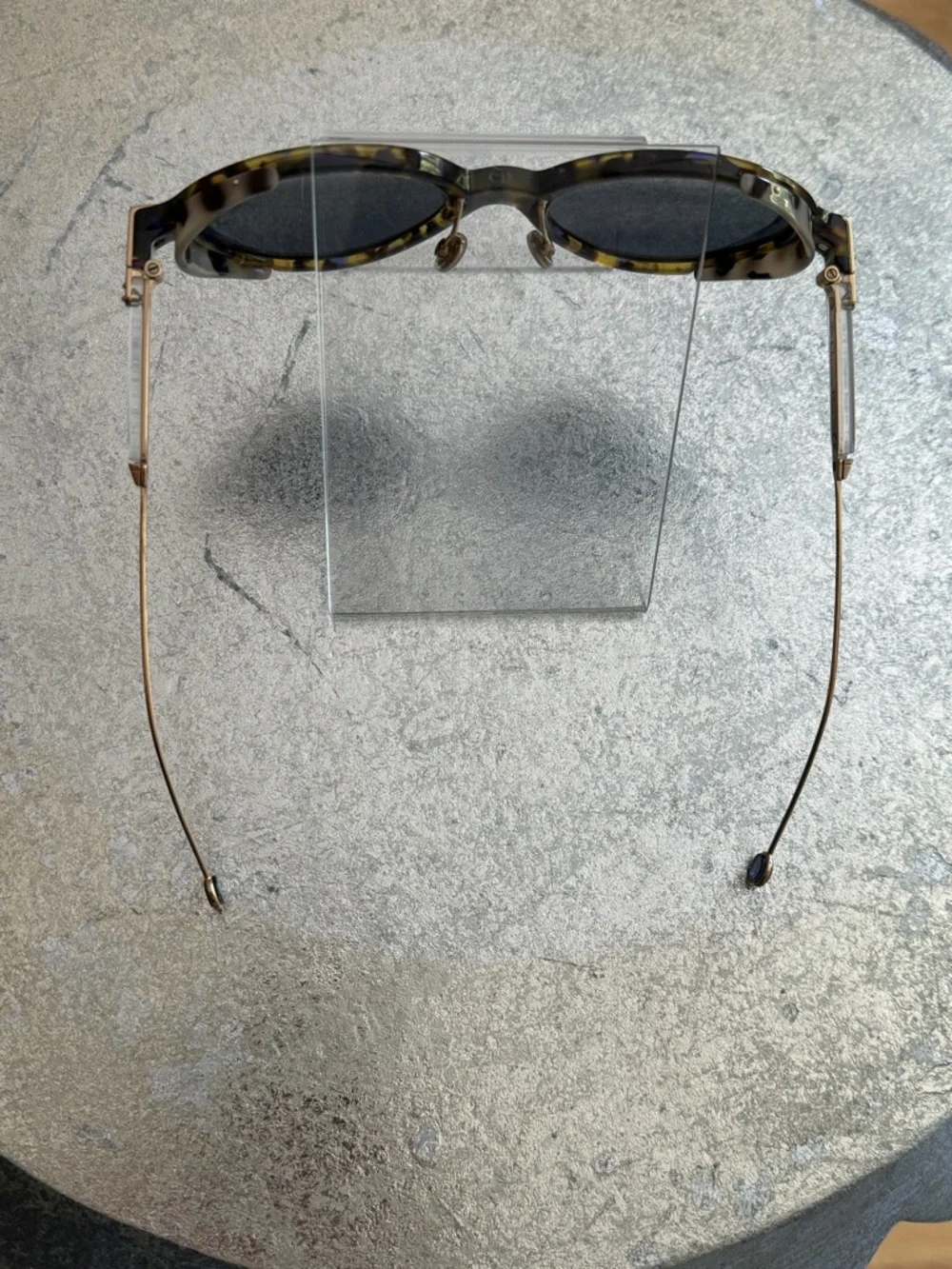 Christian Dior - Round Umbrage Tortoiseshell Sunglasses with Black Lenses - Picture 3 of 12